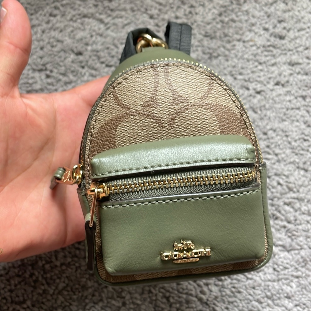 Coach backpack charm